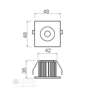 Redo SML Beépíthető spot lámpa 70362 MT127 LED Redo SML Beépíthető spot lámpa 70362 MT127 LED