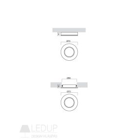 Redo SML Beépíthető spot lámpa 70369 MT142LED Redo SML Beépíthető spot lámpa 70369 MT142LED