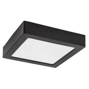 Rábalux RX-71214 Shaun2 Ráépíthető és Beépíthető lámpa 15W 3000K IP20 Fekete   Rábalux RX-71214 Shaun2 Ráépíthető és Beépíthető lámpa 15W 3000K IP20 Fekete
