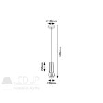 Rábalux RX-72015 Zuriel Beltéri lámpa