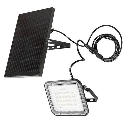 Rábalux RX-77141 Melk Napelemes lámpa 6,5W 3000/4000/6500K IP65 Fekete