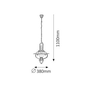 Rábalux RX-7870 Enna függesztett lámpa   Rábalux RX-7870 Enna függesztett lámpa