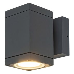 Rábalux 7887 Buffalo Kültéri fali lámpa antracit-átlátszó GU10 1x MAX 35, IP54   Rábalux 7887 Buffalo Kültéri fali lámpa antracit-átlátszó GU10 1x MAX 35, IP54