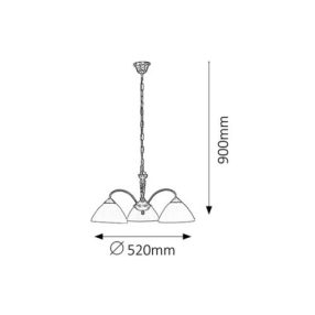 Rábalux RX-8173 Regina függesztett lámpa   Rábalux RX-8173 Regina függesztett lámpa