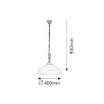 Rábalux RX-8176 Regina függesztett lámpa  