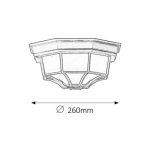 Rábalux RX-8346 Milano kültéri lámpa  