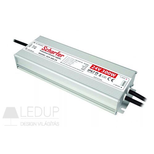 Scharfer 300W 24V 12,5A IP67 LED tápegység