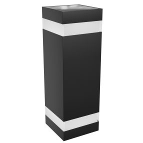 TORRE 18W 230V IP54 CCT 99x78x240 mm négyzetes fekete TORRE 18W 230V IP54 CCT 99x78x240 mm négyzetes fekete