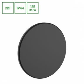 PIATTA 12W 230V IP44 CCT 180x47 mm fekete PIATTA 12W 230V IP44 CCT 180x47 mm fekete