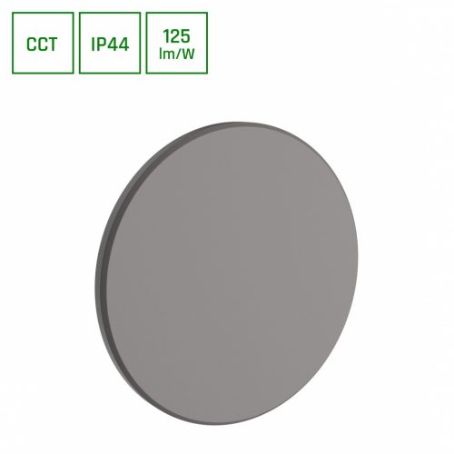 PIATTA 12W 230V IP44 CCT 180x47 mm szürke
