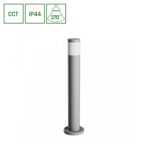 STELLA COLUMN GU10 6W CCT 230V 270DEG IP44 IK08 175X722MM GRAY ROUND   STELLA COLUMN GU10 6W CCT 230V 270DEG IP44 IK08 175X722MM GRAY ROUND