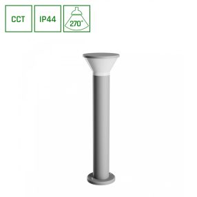 STELLA ROUND GU10 6W CCT 230V 270DEG IP44 IK08 210X765MM GRAY ROUND   STELLA ROUND GU10 6W CCT 230V 270DEG IP44 IK08 210X765MM GRAY ROUND