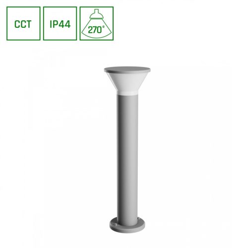 STELLA ROUND GU10 6W CCT 230V 270DEG IP44 IK08 210X765MM GRAY ROUND