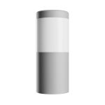 STELLA COLUMN WALL GU10 6W CCT 230V 270DEG IP44 IK08 100X120X245MM GRAY ROUND FACADE LAMP