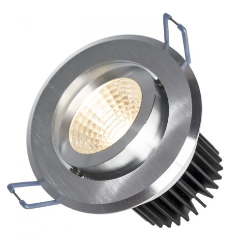 FIALE II 6W COB 38st 230V CW LED SPOT brushed aluminium ring