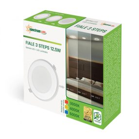FIALE 3 STEPS 12.5W AUREOLA WW KEREK FEHÉR FIALE 3 STEPS 12.5W AUREOLA WW KEREK FEHÉR