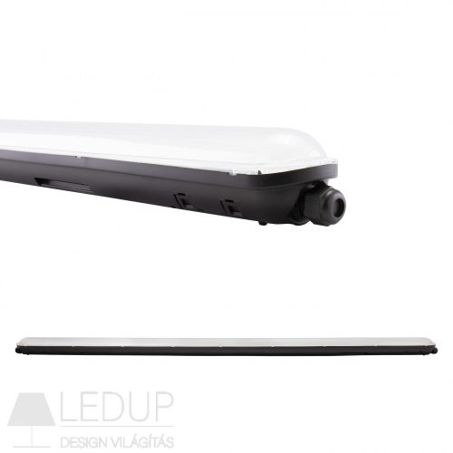 LIMEA GIGANT HERMETYK 1500mm 52W NW 230V 120st IP65 IK10 1490x72x70mm black 5 years warranty