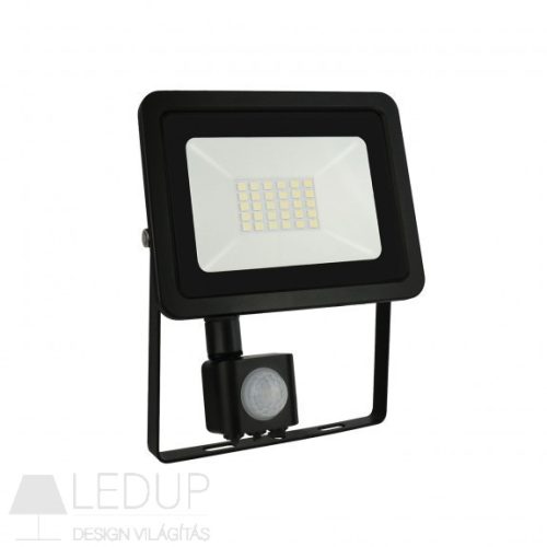 SpectrumLED  Fekete mozgásérzékelős LED reflektor 20W 1750lm Természetes fehér