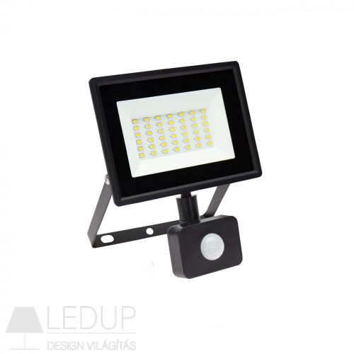 SpectrumLED Fekete LED Reflektor 30W 2900lm Hideg fehér mozgásérzékelős