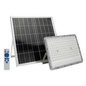  SPECTRUMLED SZÜRKE MOZGÁSÉRZÉKELŐS NAPELEMES LED REFLEKTOR 200W 1800LM HIDEG FEHÉR
