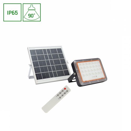 NOCTIS SOLARIS 2 FLOODLIGH 50W CW 230V 90st IP65 IK04 168x126x35mm+210x200x17mm BLACK 5 years warranty
