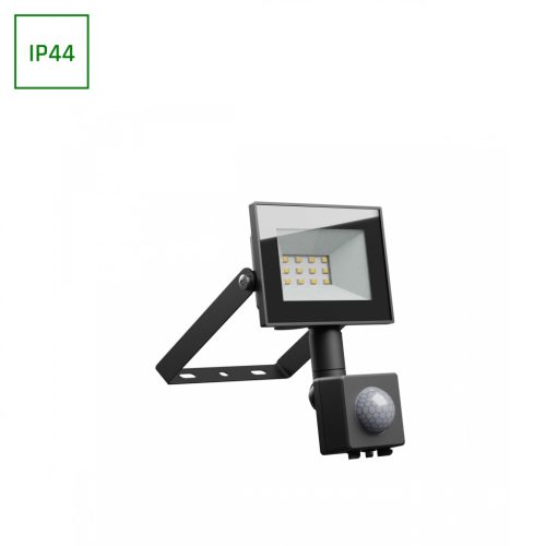NOCTIS LUX 4 230V 10W IP44 CW fekete mozgásérzékelős