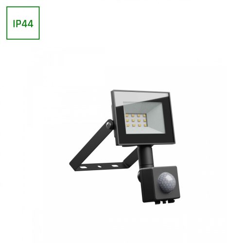 NOCTIS LUX 4 230V 10W IP44 WW fekete mozgásérzékelős