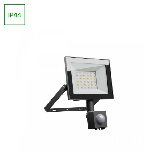 NOCTIS LUX 4 230V 30W IP44 CW fekete mozgásérzékelős
