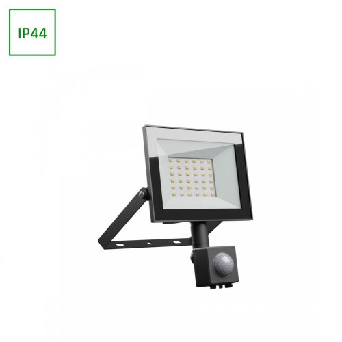 NOCTIS LUX 4 230V 30W IP44 WW fekete mozgásérzékelős