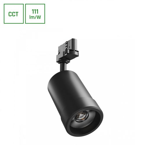 PAVA BASIC 20W CCT 230V 20-45DEG IP20 RA80 84X136X185MM Fekete