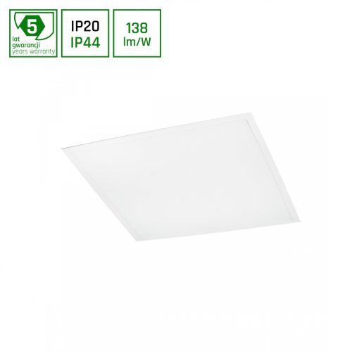 Háttérvilágítású panel PHILIPS meghajtóval 40W NW 230V 120deg IP44 600x600x26 Fehér 5Y Garancia