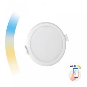   ALGINE 6W CCT+DIM Wi-Fi Spectrum SMART körpanel, süllyeszthető