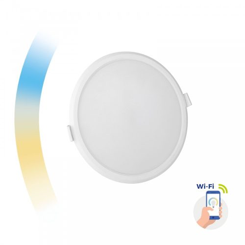 ALGINE 12W CCT+DIM Wi-Fi Spectrum SMART körpanel, süllyeszthető