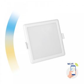   ALGINE 6W CCT+DIM Wi-Fi Spectrum SMART négyzetpanel, süllyeszthető