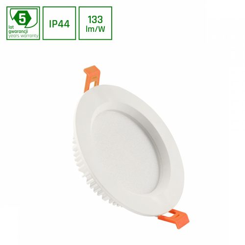 DURE 3 MAX DOWNLIGHT 12W CW 230V 110DEG IP44 IK06 FI140x30 WHITE ROUND 5 YEARS WARRANTY