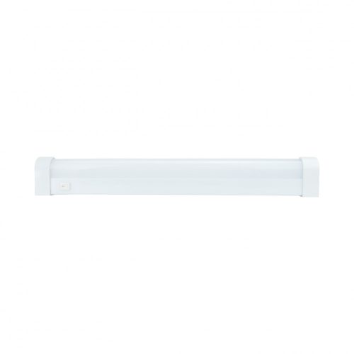 AQUATICA 15W WW 230V 150DEG IP44 596X46X63 WHITE ROUND ENDS, SWITCH