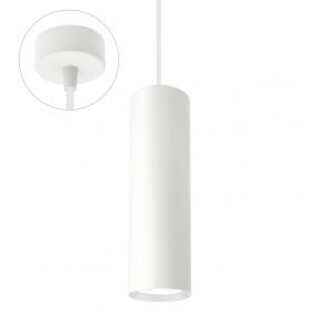 MADARA MINI II GU10 SUSPENDED BASE 230V IP20 fi55*200mm FEHÉR   MADARA MINI II GU10 SUSPENDED BASE 230V IP20 fi55*200mm FEHÉR