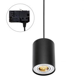CHLOE GU10 IP20 TRACK  round black adjustable CHLOE GU10 IP20 TRACK  round black adjustable