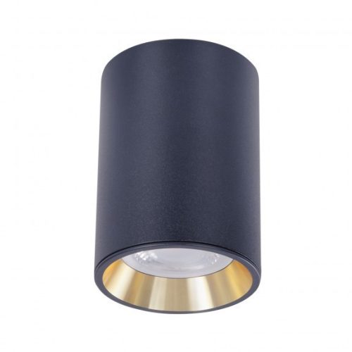 SpectrumLED MINI IP20 kerek, ház fekete, gyűrű arany, perem fekete