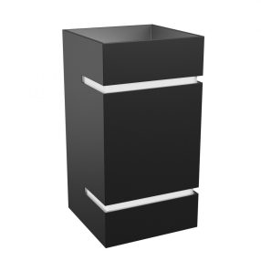 SQUALLA LUMO G9 230V IP20 80X150 mm négyzet fekete SQUALLA LUMO G9 230V IP20 80X150 mm négyzet fekete