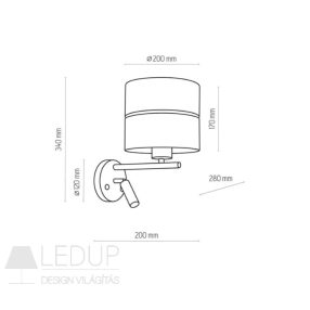 TK Lighting Hilton falikar TK Lighting Hilton falikar