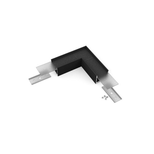 connector VARIO30-02 90deg black anod. /plastic bag