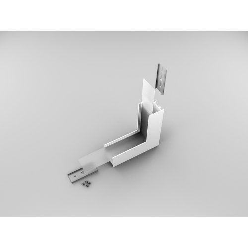 connector VARIO30-02 90deg bent white painted /plastic bag