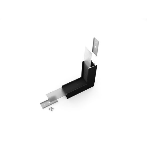 connector VARIO30-02 90deg bent black anod. /plastic bag