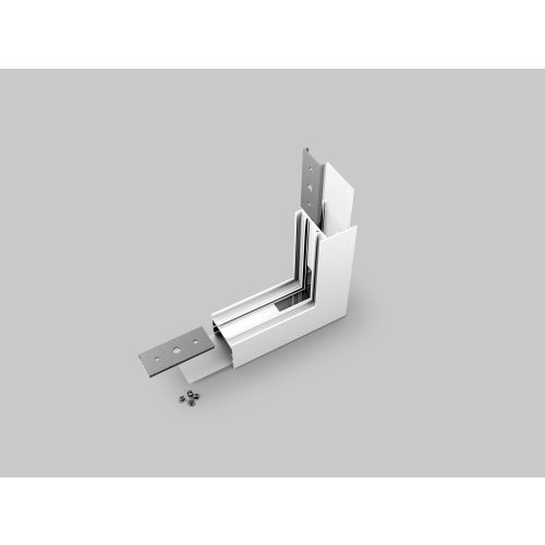 connector VARIO30-02 270deg bent white painted /plastic bag