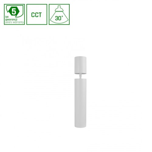 HANGIT MULTIWAY M 11W CCT 230V 30° IP20 74X300BASE 80X110 Fehér, ADJUSTABLE HEIGHT, 5 YEARS