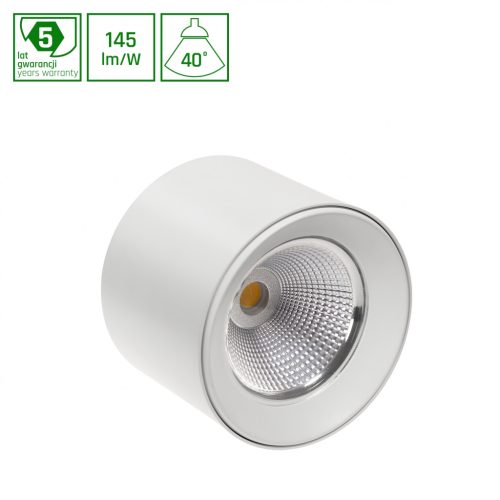 GRID S OPRAWA NATYNKOWA 12W CCT 230V 40st IP20 222x26x60mm CZARNY 5 LAT GW. SPECTRUM