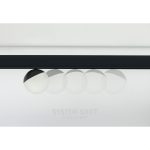 SYSTEM SHIFT - GLOBE, sphere track light 100x148mm 5W 165deg black 5y warranty 2 circuits