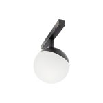 SYSTEM SHIFT - GLOBE, sphere track light 100x148mm 5W 165deg black 5y warranty 2 circuits