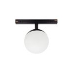 SYSTEM SHIFT - GLOBE, sphere track light 100x148mm 5W 165deg black 5y warranty 2 circuits